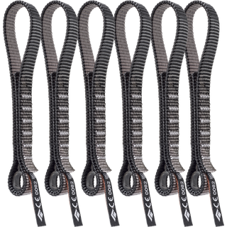 Black Diamond Standard Dogbone 12cm 6-Pack Grey, NO COLOR, OneSize