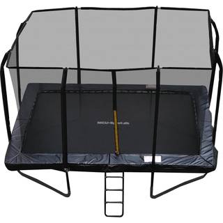 MCU-Sport Pro-Line Firkantet Trampolin+net+stige 366 x 244cm
