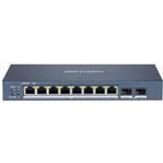 Hikvision DS-3E1510P-SI 8 port Gigabit Smart PoE+ Switch
