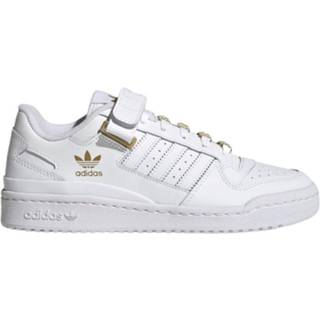 Forum Low sko - Cloud White / Cloud White / Gold Metallic - 37 1/3