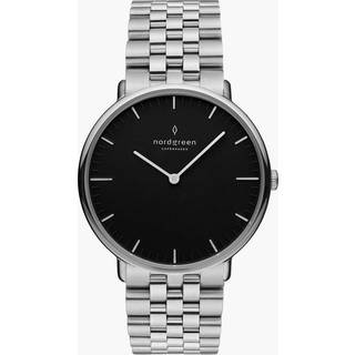 Native Ur, Sølv/Sort, 36 mm