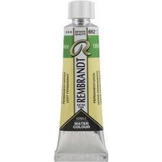 Rembrandt akvarelfarve 10 ml tube – Permanent Green 662