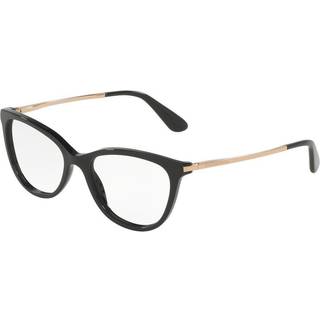 Dolce & Gabbana Kvinde DG3258 501 Optiske stel Acetat Sort Transparent Sommerfugl Normal