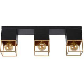 Lucide Loftslampe Rixt, dæmpbar, Sort, Stue/spisestue, Metal, Moderne