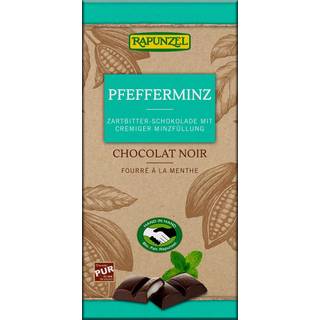 Biogan Chokolade m. pebermynte Ø - 100 g.