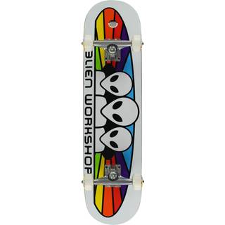 Alien Workshop Spectrum Komplet Skateboard (Hvid/Rød/Gul)