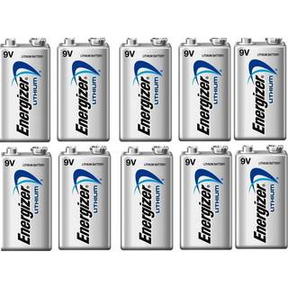 Energizer Ultimate Lithium 9V / 522 Batteri (10 Stk. Pakning)
