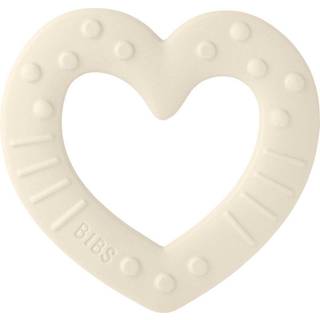Bibs Baby Bitie Heart Ivory (1 stk)