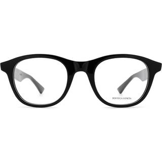 Bottega Veneta Unisex BV1130O 001 Optiske stel Acetat Sort Rund