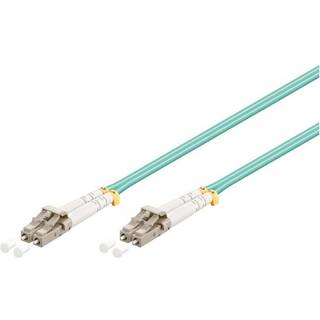 Fiber optisk LSZH kabel - LC/LC 50/125 μm OM3 - 2 m