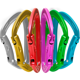 Edelrid - Mission Sixpack II - Karabin med snaplås kulørt