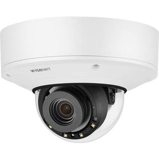 Hanwha Vision Dome Kamera XNV-8081RE 3,9 - 9,4mm Überwachungskamera mit 6 Megapixel Auflösung. professionelle Kamera für außen - weiß