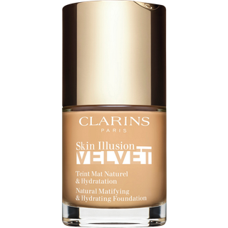 Clarins Skin Illusion Velvet Foundation 114N Cappucino, 30 ml