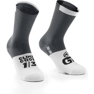 Assos GT C2 cykelstrømper mørkegrå - Strømpe str. 35-38