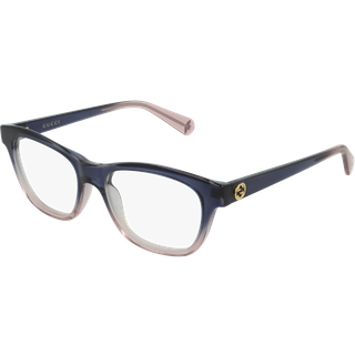 Gucci Kvinde GG0372O 004 Optiske stel Acetat Blå Firkantet