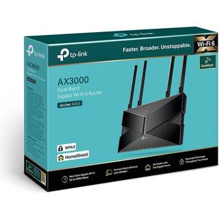 TP-Link Archer AX53 wireless router Gigabit Ethernet Dual-band (2.4 GHz / 5 GHz) Black