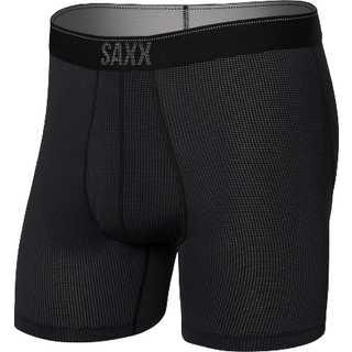 Saxx Quest Quick Dry Mesh Boxer Brief Fly Syntetisk undertøj Herrer størrelse S farve sort
