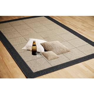 Casablanca tæppe ternet (15022-969 - Grå, B80 x L250 cm)