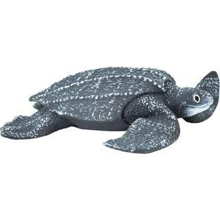 Safari Ltd. Leatherback Sea Turtle Figurine - Detaljeret 4,25 """" Plastikmodelfigur - Sjovt uddannelsesm?ssigt leg leget?j til drenge piger og b?r