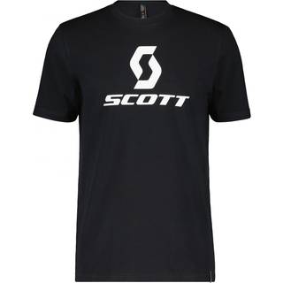 SCOTT Icon SS T-shirt, Sort - Størrelse Medium