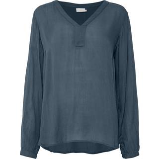 Kaffe Amber Blouse Ls Toppe & T-Shirts 501032 Orion Blue (46)
