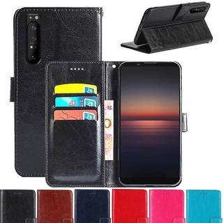 Wallet Cover 3-kort Sony Xperia 1 II  - lyserød