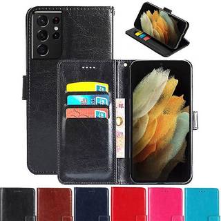 Wallet Cover 3-kort Samsung Galaxy S21 Ultra  - Lyseblå