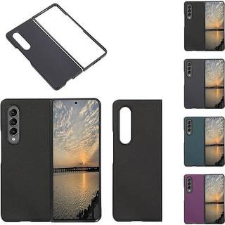 Læder cover Samsung Galaxy Z Fold 3  - lilla