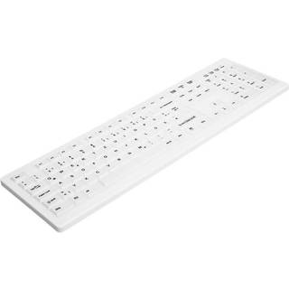 Cherry Active Key AK-C8100F - keyboard - German - white - Tastatur - Tysk - Hvid