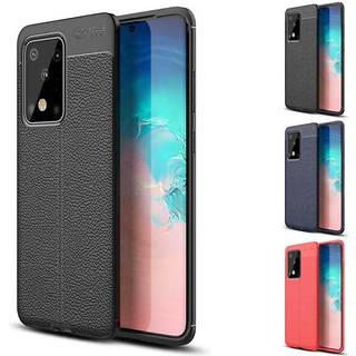 Lædermønstret silicone cover Samsung Galaxy S20 Ultra (SM-G988F)  -