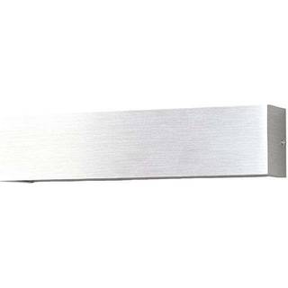 Lindby LED-væglampe Ranik, 35 cm, aluminiumsfarvet, metal