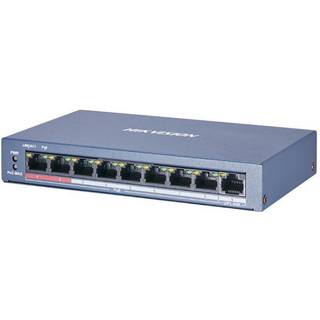 Hikvision Switch, 8+1 port, 100mbit, l2, poe, um