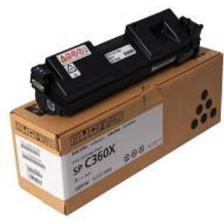 Ricoh SP C360X - black - original - toner cartridge - Lasertoner Sort