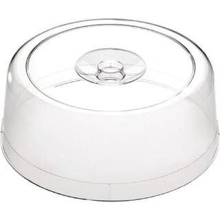 Låg/cover, klart plast, Ø30xH11,5 cm