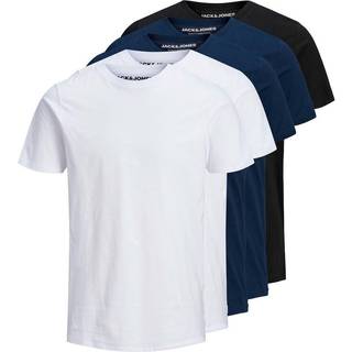 5-pak Ensfarvet T-shirt