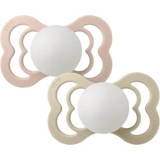 Bibs Supreme Night Glow - 2-pak, Str. 1 (0-6 Mdr.), Symmetrisk - Latex
