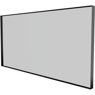 Sanibell Basicline spejl 120x60 cm m/sort aluramme