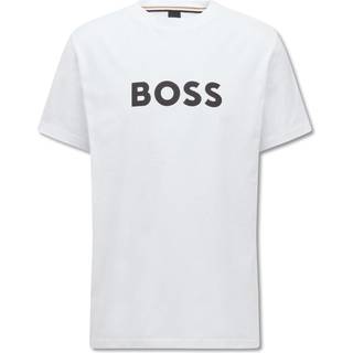 BOSS logo t-shirt i hvid til herre.