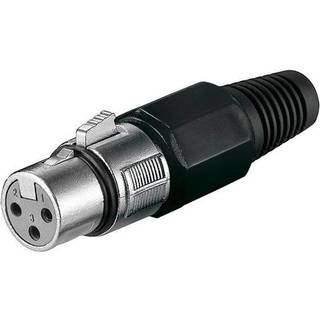 High Grade 3 Pin XLR hun stik til lodning