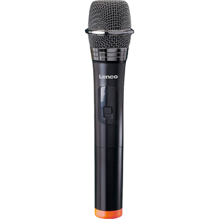 Lenco MCW-011BK trådløs mikrofon | 1 stk | PRIS-MATCH