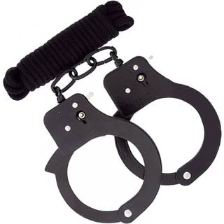 Dream Toys Bondx Metal Cuffs & Love Rope Set-black