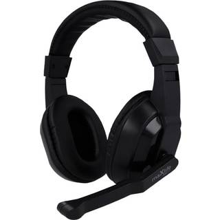 Maxlife Home Office hovedtelefoner med mikrofon MXHH-01 1,5 m sort
