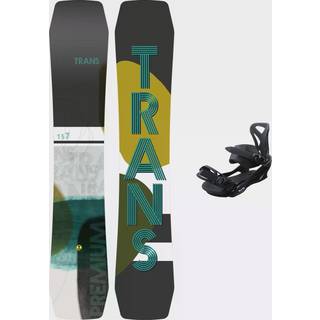 TRANS Premium 150 + Team Pro M Black 2023 Snowboardsæt - Uni - curry