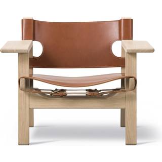 Fredericia Furniture Den Spanske Stol BM 2226 Leather Cognac / Oak Soap