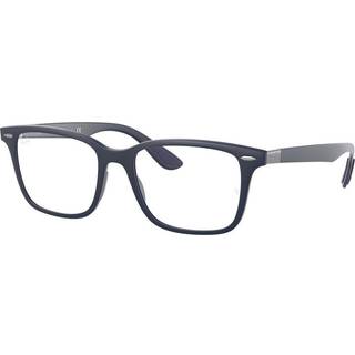 Ray - Ban Unisex RX7144 8087 Optiske stel Kig Blå Transparent Firkantet Normal