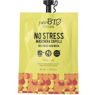 puroBIO Cosmetics No Stress Revitaliserende hårmaske 40 ml - 40 ml