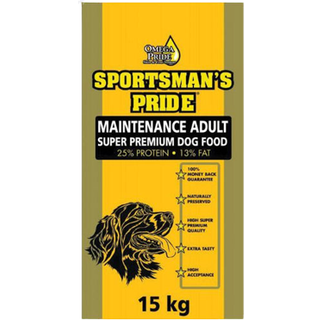 15 kg Sportsman´s Pride Maintenance Adult (Gul) - voksenfoder med kylling