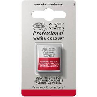 Winsor & Newton Professional akvarelfarve half pan Alizarin Crimson 004