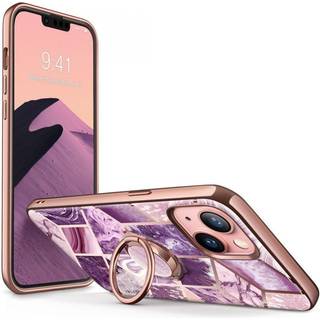 iPhone 13 i-Blason Cosmo Marble Snap Bagside Cover m. Kickstand - Ocean Blue