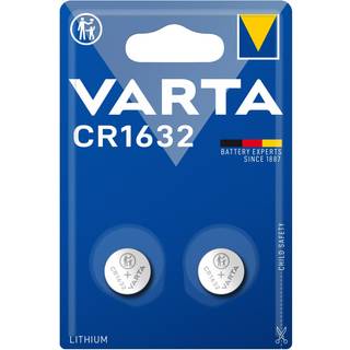 VARTA CR1632 Lithium Coin 2 Pack (B)